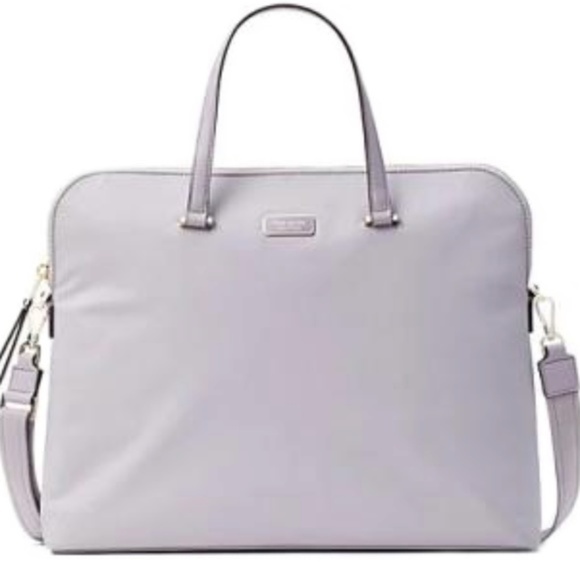 Kate Spade Handbags - Kate Spade Dawn Icy Lavender Laptop Shoulder Bag